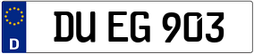 Truck License Plate